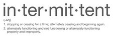intermittent mailer